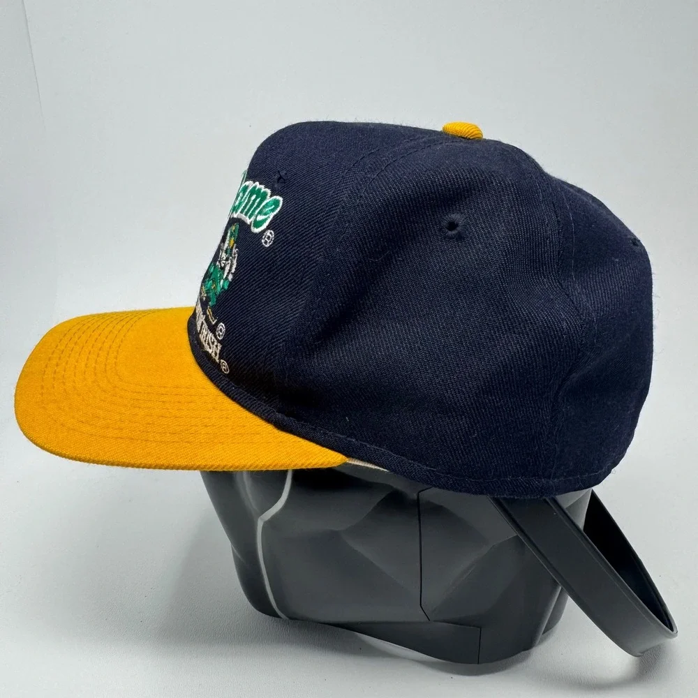Vintage Sports Specialties Notre Dame Fighting Irish Hat Fitted‎ 7 1/8 Navy Gold